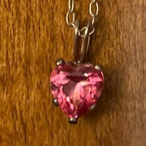 Pink Heart Necklace